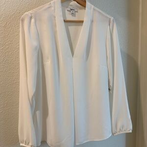 Macy's Long-sleeve Top/Suit Separate NWT Ivory